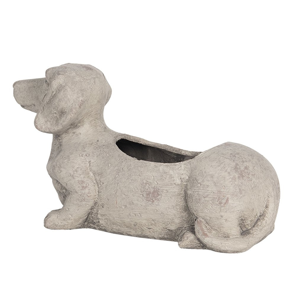 Bloempot hond - Teckel