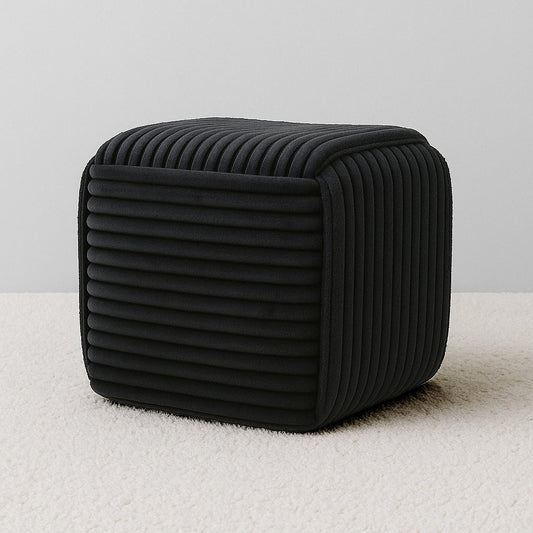 Poef Wiki - Vierkant - Zwart
