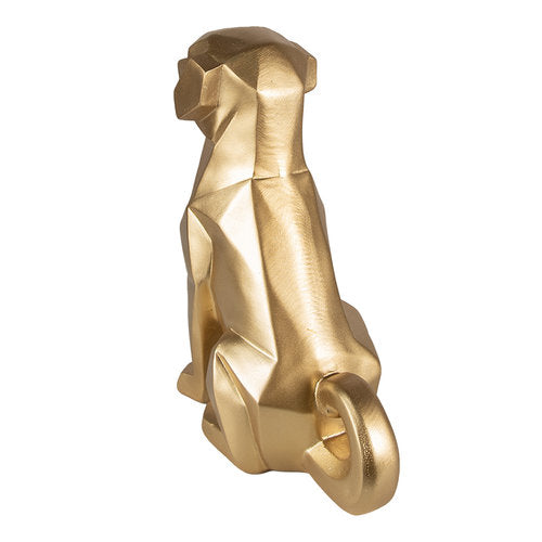 Gouden beeld hond