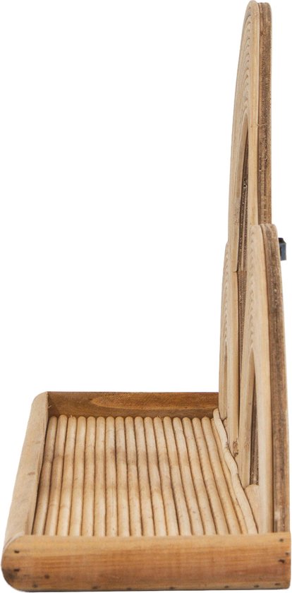 Kidsdepot Wandrek Mara van rotan – stijlvol en natuurlijk wandrek met cirkelvormige details, ideaal voor de kinderkamer of woonkamer.