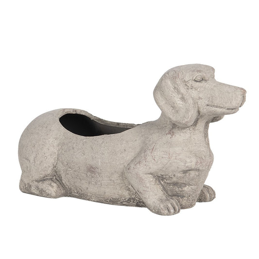 Bloempot hond - Teckel