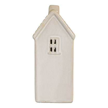 Decoratief LED Huisje - 6x5x11 cm - Beige