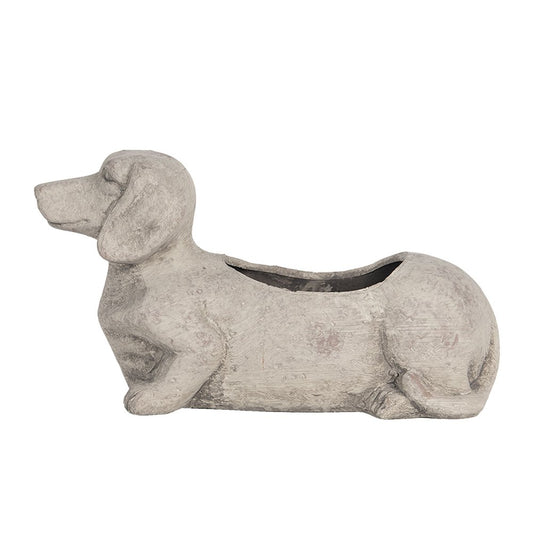 Bloempot hond - Teckel