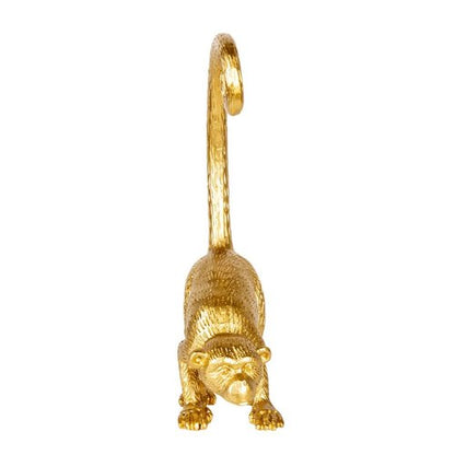 Decoratief gouden beeld aap