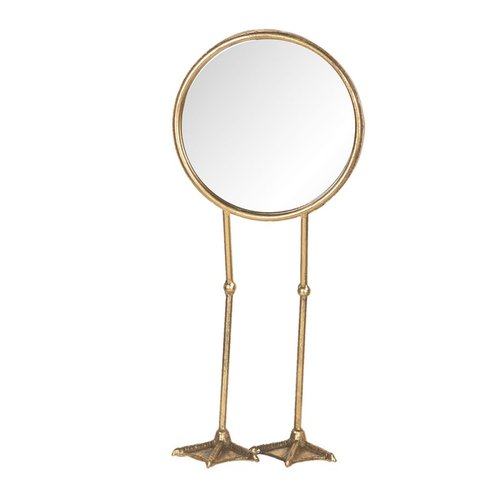 Hoge staande spiegel met eendenvoet