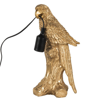 Tafellamp papegaai goud