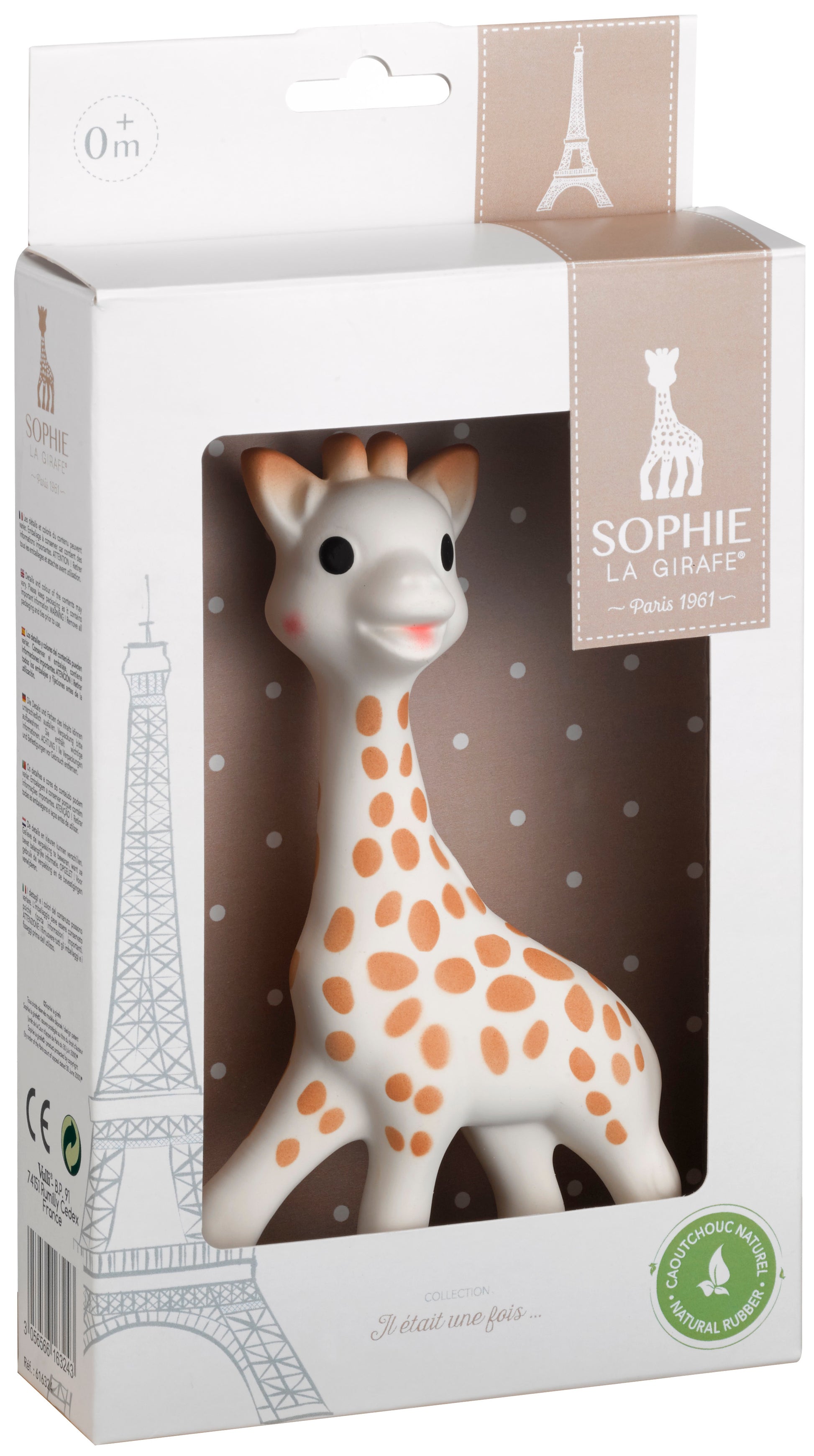 Sophie de giraf bijtspeeltje in de originele verpakking, ideaal als kraamcadeau.